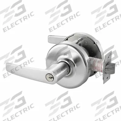 CORBIN Door Lockset: Classroom Security Lever Locksets, Chrome
