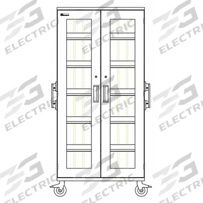 CAPSA HEALTHCARE Mobile Medical Cabinets: 36 in x 27 in x 78 in, 5 Shelves, 33 in Shelf Wd - Antimicrobial Mobile Medical Shelf Cabinets