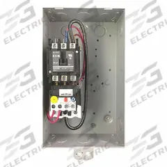 EATON Definite Purpose Starter: Non-Reversing, 3 Poles, 40 A, 480V AC Coil, Thermal Protection (MPN A27CGE40C040). Key specifications — Brand: EATON; Thermal Units Required: None (Includes Integrated Bimetallic Elements).