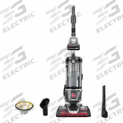 HOOVER Upright Vacuum Cleaner: 12 in Cleaning Path Wd, 100 cfm Air Flow, 16.8 lb Wt - Corded Upright Vacuums