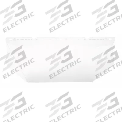MSA Face Shield Visor: 17 in Overall Wd, 8 in Overall Ht, 0.04 in Overall Thick - General Purpose Replacement Visors