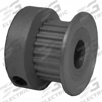 APPROVED VENDOR Timing Pulley: Trapezoidal, Fixed, For MXL Timing Belt Section, For 1/4 in Belt Wd (MPN 22MP025-6CA3). Key specifications — attr1328229: APPROVED VENDOR; attr1328272: Trapezoidal; attr1328235: Anodized.