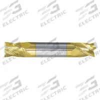 APPROVED VENDOR Square End Mill: Carbide, TiN Coated, Double End, 4 Flute, 1/2" Mill Dia, 5/8" LOC (MPN 236-001121)