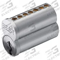 BEST Interchangeable Core Cylinder: Cylindrical, SFIC, Chrome (MPN 1C7Q1626). Key specifications — Brand: BEST; Lock Assembly Type: Cylindrical; Cylinder Core Type: Small Format Interchangeable Core Cylinder; Keyway Type: Q; Number of Pins: 7.