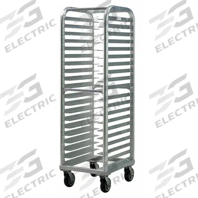 NEW AGE INDUSTRIAL Pan Rack: 20 Slots, 3 in Betw Shelves, 1,000 lb Capac, 21 1/2 in Wd - Wide-Angle Pan Racks