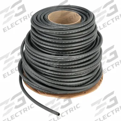 PARKER Tubing: Polyethylene, Black, 1/2 in Outside Dia, 3/8 in Inside Dia - Flame-Retardant Polyethylene Tubing