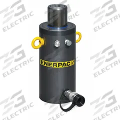 ENERPAC Hydraulic Ram: Single Acting, 50 ton Nominal Capacity, 5 in Nominal Stroke Lg, Steel (MPN HCG504). Key specifications — attr98927: ENERPAC.