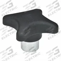 JW WINCO Plastic Hand Knobs with Steel Hub: Plastic w/ Steel Thread, 3/8"-16 Thread, 1.97 in Dia (MPN 6TCC7/E). Key specifications — Brand: JW WINCO.