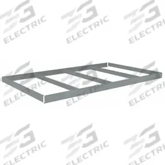 TENNSCO Shelf: 84 in x 42 in, 1,750 lb Load Capacity, Gray, Shelf (MPN ZLCS-8442). Key specifications — Includes: (4) Beams; Shelf Configuration: Single Straight; Color: Gray; Frame Material: Steel; Brand: TENNSCO; Frame Finish: Zinc Plated; Product Type: Shelf.