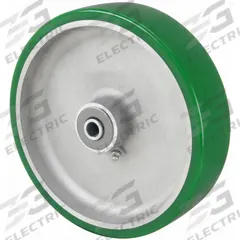 APPROVED VENDOR Caster Wheel: 8 in Wheel Dia., 2 in Wheel Wd, Polyurethane, 1,250 lb Load Rating (MPN 2RZE8). Key specifications — Brand: APPROVED VENDOR; Wheel/Tread Color: Green.