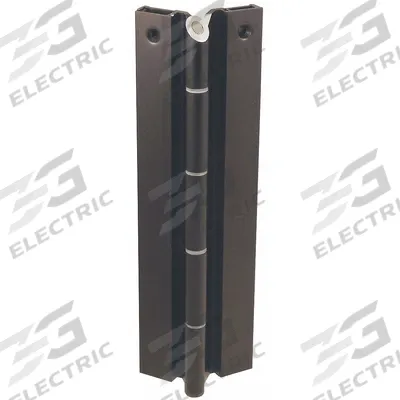 MARKAR Piano Hinge: Aluminum, 8 ft Leaf Ht, 1 5/8 in Leaf Wd - Full Surface-Mount Piano Hinges