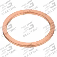 Sealing Washer: M17 Screw Sz, Copper, Copper Seal, 17 mm Inside Dia, 21 mm Outside Dia, 50 PK (MPN M50301.170.0021). Key specifications — Brand: APPROVED VENDOR; Product Type: Sealing Washer; System of Measurement: Metric; Seal Material: Copper; Pack Size: Small Pack.