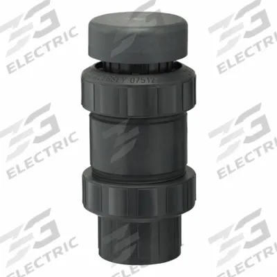 PLAST-O-MATIC Vacuum Breaker: FNPT, 1 1/2 in Pipe Size, Unfinished, PVC, 36°F – 140°F - Atmospheric Vacuum Breakers