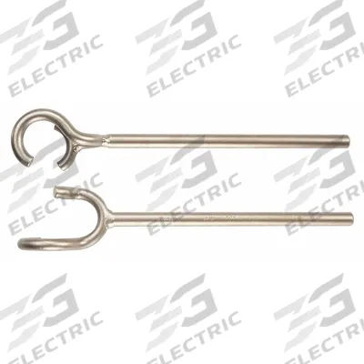 AMPCO Claw Valve Wheel Wrench: 2 7/16 in_4 in Head Size, 21 1/2 in Overall Lg - Claw Valve Wheel Wrenches