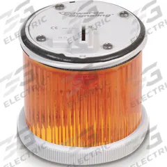 EDWARDS SIGNALING Tower Light Module: Flashing/Steady, 24V AC/24V DC, Amber, 70 mm Overall Dia (MPN 270LEDMA24AD). Key specifications — Brand: EDWARDS SIGNALING; Compatible with Series: 200 Class; Lens Color: Amber; Operating Voltage: 24V AC; Manufacturer Part Number: 270LEDMA24AD.