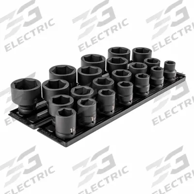 TEKTON Impact Socket Set: 3/4 in Drive Size, Small Set (0-50 pieces) Set Size - SAE Impact Socket Sets