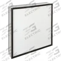 GRAINGER HEPA Air Filter: 24 in x 24 in x 5 in, 99.99% Filter Efficiency, Downstream Face (MPN 19RR64). Key specifications — Brand: GRAINGER; Frame or Header Material: Aluminum.
