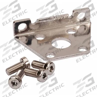 SMC Foot Bracket: Foot, Fits 32 mm Bore Dia, CQ-L032 - Foot Mounting Hardware