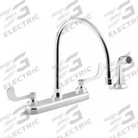 KOHLER Gooseneck Kitchen Faucet: Triton Bowe™, Brass, Widespread, Deck, 4 Mounting Holes, Chrome (MPN K-810T71-5AFA-CP). Key specifications — Series: Triton Bowe™; Brand: KOHLER.