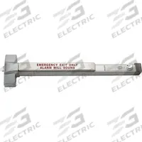 PDQ Exit Device: 36 in Max Door Wd, Chrome (MPN 6300RF-626-AL). Key specifications — Product Type: Exit Device; Ligature Resistance: Not Ligature-Resistant; Brand: PDQ; Exit Device Type: Rim; Outside Trim Type: Not Included; Exit Bar Style: Touchbar; ADA Compliant: Yes.