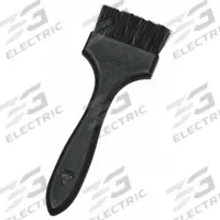 ESD Conductive Brush: 6 1/4 in Overall Lg, Hog Hair/Yarn, Polypropylene, Non-Sparking, Black (MPN 35693). Key specifications — Brand: MENDA; Non-Sparking: Yes; Bristle Color: Black; Bristle Material: Yarn.