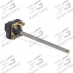 TELEMECANIQUE SENSORS Limit Switch Head: Rod, Top (MPN ZCKD08). Key specifications — Compatible with Series: XCKS; Actuator Location: Top; Brand: TELEMECANIQUE SENSORS; Action: Momentary; Arm/Operator Material: Non-Metallic.