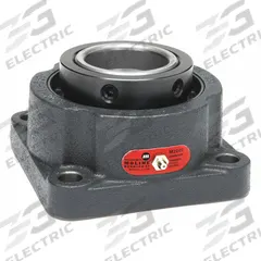 MOLINE BEARING Flange Bearing: Spherical Roller, 3 1/2 in Bore, Cast Iron, Set Screws, 8 3/8 in Lg (MPN 19111308). Key specifications — Bore Type: Cylindrical; Brand: MOLINE BEARING; Lubricant Material: Lithium Complex Grease; Mounting Bolt Size: 3/4 in; System of Measurement: Inch.