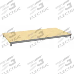 TENNSCO Shelf: 36 in x 18 in, 600 lb Load Capacity, Particleboard, Gray, Shelf (MPN ZAES-3618D). Key specifications — Decking Material: Particleboard; Includes: (2) Beams; Decking Finish: Unfinished; Shelf Configuration: Single Straight; Color: Gray; Frame Material: Steel; Brand: TENNSCO; Frame Finish: Zinc Plated.