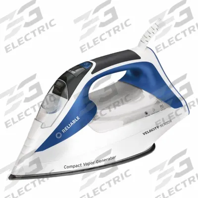 RELIABLE Home Steam Iron: 1,800 W Watt @ 120V, 300 mL Water Capacity, Pivoting (MPN 240IR) - Irons