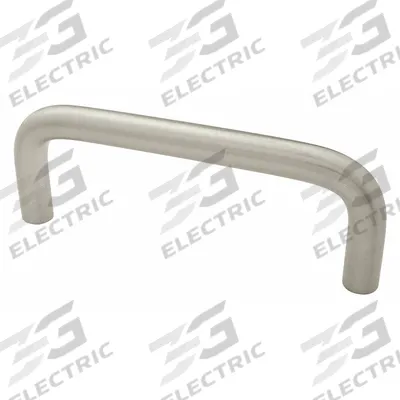 APPROVED VENDOR Pull Handle: Thru-Bolt, Zinc, Silver, 1 in/#8-32 Screw Size - Standard Pull Handles