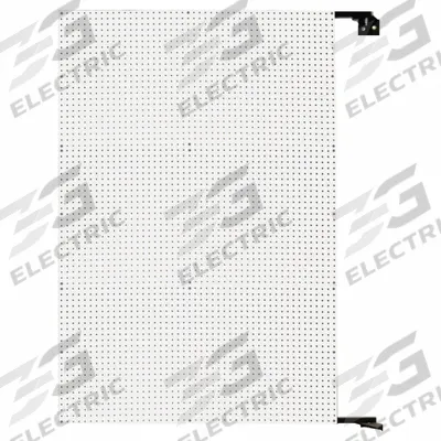 TRITON PRODUCTS Pegboard Swing Panel: Round, 1/4 in Peg Hole Size, 72 in x 48 in x 1 1/2 in - Round-Hole Pegboard Panels
