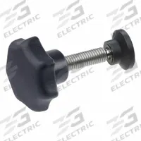JW WINCO Plastic Hand Knob w/ Stainless Steel Stud w/ Swivel Thrust Pad: 7 Point, M8 Thread (MPN 6336.12-40-M8-40-40). Key specifications — Brand: JW WINCO; Pad Base Diameter: 40 mm.