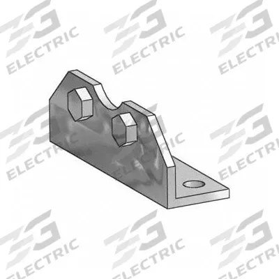 SPEEDAIRE Foot Bracket: Flange/Foot Mount Type, Fits 25 mm Bore Dia, Stainless Steel - Foot Mounting Brackets