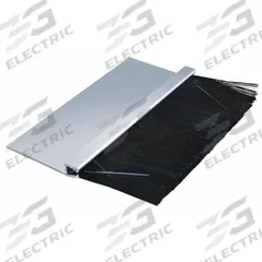 AMERICAN GARAGE DOOR SUPPLY Brush Seal: Straight, Polypropylene, 3 in Brush Lg, 3 in Holder Lg (MPN BPS33-14). Key specifications — Brush Material: Polypropylene; Includes: Pre-Punched Slotted Holes in Holder; Width Type: Staggered; Brand: AMERICAN GARAGE DOOR SUPPLY.