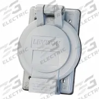 LEVITON Box Cover: Thermoplastic Glass-Filled, Flanged Devices, 1 Gangs, 4 11/16 in Overall Ht, 3R (MPN WP1-G). Key specifications — Brand: LEVITON; Color: Gray; Compatible with Product Type: Flanged Devices; Mounting Orientation: Vertical.