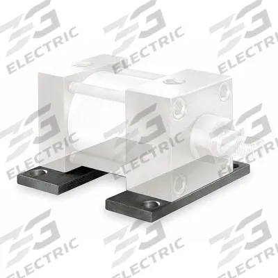 SPEEDAIRE Anodized Aluminum Side Lug Mounting Kit: Lug, Fits 4 in Bore Dia, Aluminum - Side Lug Mounting Hardware