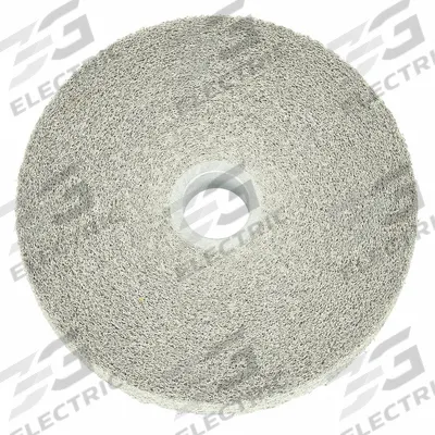 SCOTCH-BRITE Convolute Wheel: 8 in Dia x 1 in W, 3 in Arbor, Aluminum Oxide, Medium - Deburring Wheels for Carbon Steel & Soft Metals