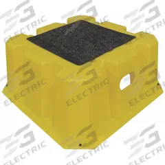 DPI Step Stool: 1 Steps, 10 in Overall Ht, 500 lb Load Cap, Plastic, 10 in Standing Ht (MPN NST-1-14). Key specifications — Brand: DPI; Color: Yellow.
