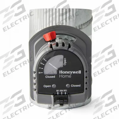 HONEYWELL HOME 7"dia Norm Opn Rnd Stel Zone Cntrl Dampr: For 7 in Dia, 7 1/2 in L, 9 1/8 in H - Zone Control Dampers