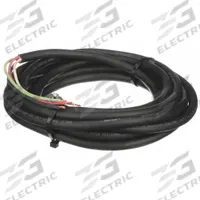 FOSTORIA Field Installed Cable Kit: 600V AC, 25 ft Cable Lg, Cable Grip/Wire Sleeves, Black (MPN SO 12/4). Key specifications — Includes: Cable Grip; Voltage: 600V AC; Brand: FOSTORIA; For Use With: YES-1560-3A.