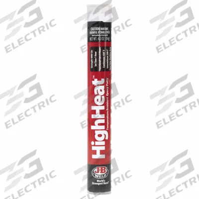 J-B WELD Epoxy Repair Putty: HighHeat, Metal Repair, 4 oz Container Size, Stick - Metal Repair Putties