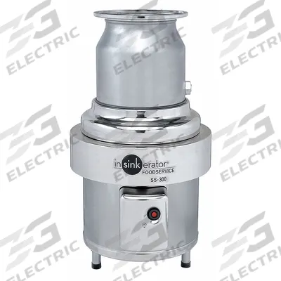 IN-SINK-ERATOR Garbage Disposal: Commercial, 3 hp Horsepower, 317 oz Grinding Chamber Capacity - Commercial Garbage Disposals
