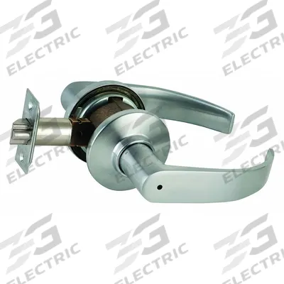 SCHLAGE Door Lockset: Privacy Lever Locksets, Chrome