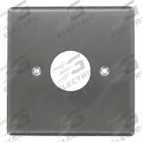 LEVITON Wall Plate: 2 Gang, Std Size (MPN 84092-40). Key specifications — Brand: LEVITON; Material: Stainless Steel.