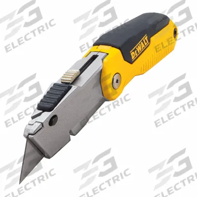 DEWALT Folding Utility Knife: 3 1/4 in/6 in, Stainless Steel, Metal - Assisted-Opening Utility Knives
