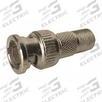 VITEK Audio/Video Adapter: (1) F-Type Female x (1) BNC Male Adapter, Max. 1,000 MHz, Silver, 10 PK (MPN VT-F-BNC10). Key specifications — Product Type: Audio/Video Adapter; Manufacturer Part Number: VT-F-BNC10; Color: Silver; Brand: VITEK; End 1 Connection Type: F-Type Female; End 2 Connection Type: BNC Male.