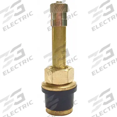HALTEC Tire Valve: Repl Tire Valve Stem, Clamp-In, 180° Valve Stem Angle, Straight - Tire Valve Stems