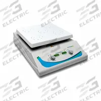 BENCHMARK SCIENTIFIC Hot Plate Stirrer: US Std Plug Type, 5 Positions, 10 in Plate Wd, Round (MPN H3715). Key specifications — attr1025312: BENCHMARK SCIENTIFIC; attr1025316: Digital; attr1025320: No; attr1025333: Ceramic Coated Aluminum; attr1025337: Hot Plate Stirrer; attr1029342: Hot Plate Stirrer; attr1029343: Yes; attr1071280: 120/230V.