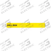 ID Wristband: Fall Risk, 10 in Overall Lg, 1 in Overall Wd, Tyvek®, Yellow, 500 PK (MPN ALR-TA-34). Key specifications — attr1085229: Yellow; attr1126094: Yellow.