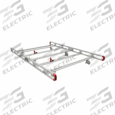WEATHER GUARD Van Ladder Rack: Aluminum, 10 1/4 in Overall Ht, 95 in Overall Lg - Van Roof Racks